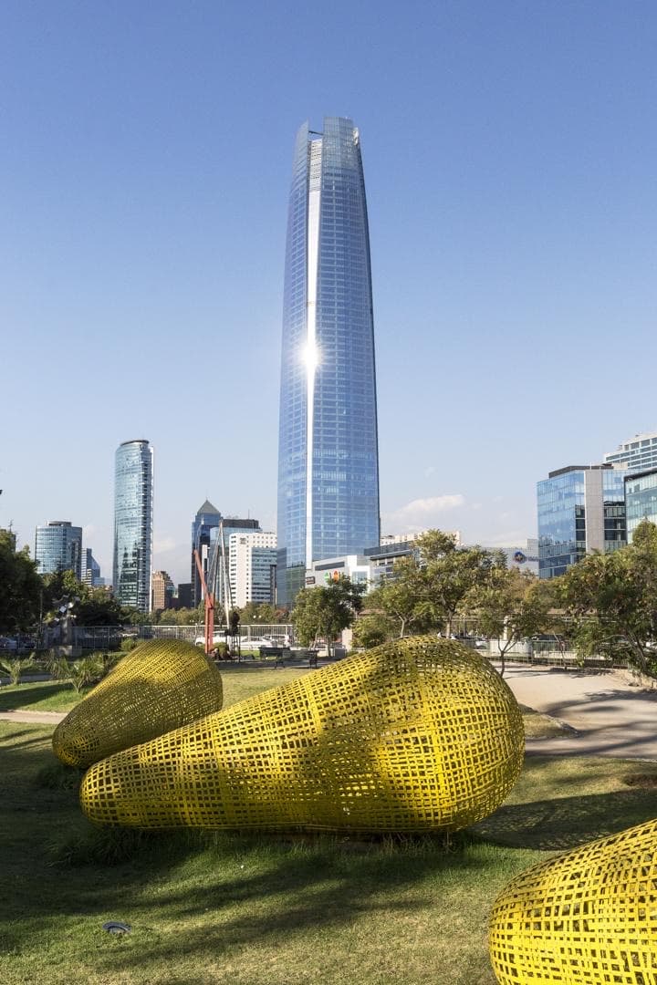 Striking modern architecture in Santiago